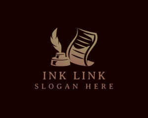 Paper Pen Ink  logo design