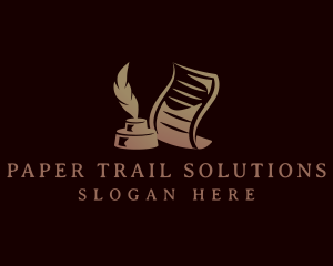 Paper Pen Ink  logo design