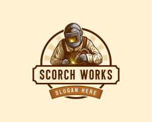 Welding Metal Repair logo design