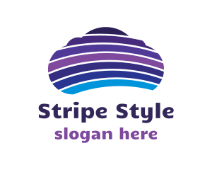 Colorful Cloud Stripes logo