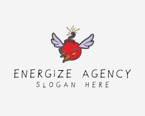 Flying Angry Bomb logo