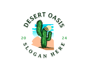 Cactus Plant Arizona logo design