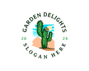 Cactus Plant Arizona logo design