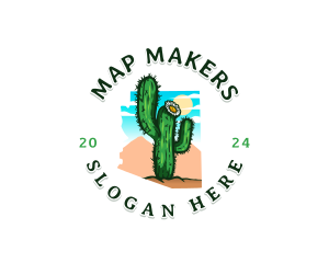 Cactus Plant Arizona logo design