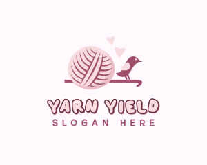 Crochet Knitting Yarn logo design