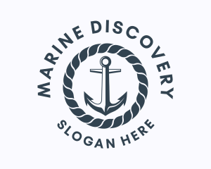 Ocean Marine Anchor  logo design