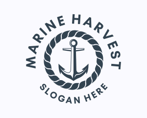 Ocean Marine Anchor  logo design