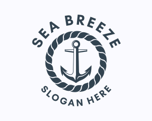 Ocean Marine Anchor  logo design