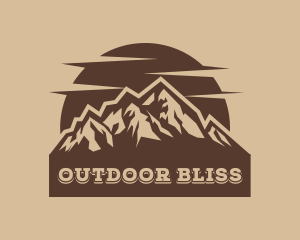 Mountain Climbing Summit  logo design