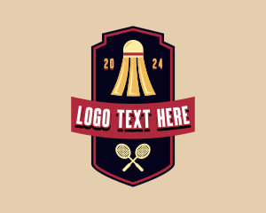League - Badminton Varsity League logo design