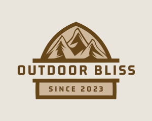 Alpine Mountaineering Adventure logo design