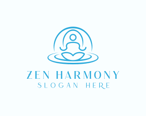 Zen Yoga Meditation logo design