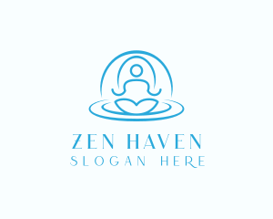 Zen Yoga Meditation logo design