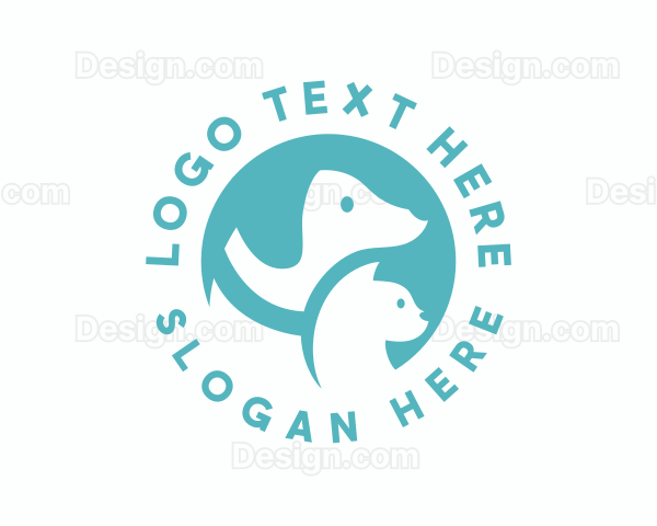 Veterinarian Animal Care Logo