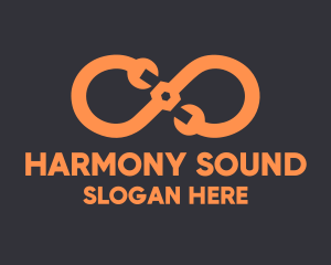 Orange Infinity Maintenance logo design