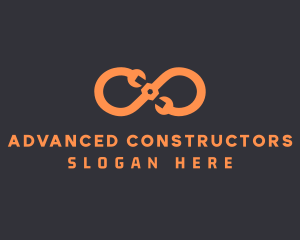 Orange Infinity Maintenance logo design