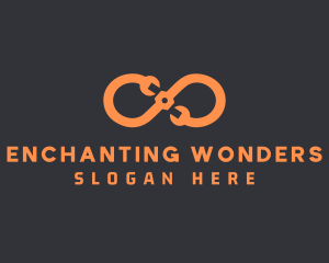 Orange Infinity Maintenance logo design