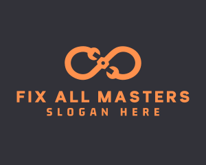 Orange Infinity Maintenance logo design