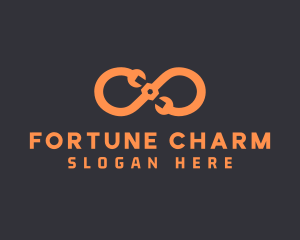 Orange Infinity Maintenance logo design