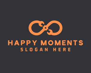 Orange Infinity Maintenance logo design