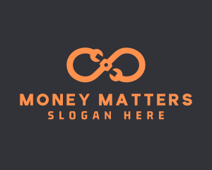 Orange Infinity Maintenance logo design