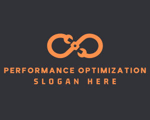 Orange Infinity Maintenance logo design