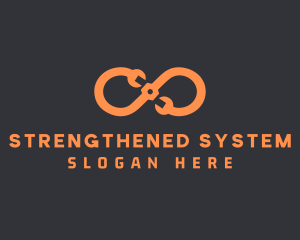 Orange Infinity Maintenance logo design