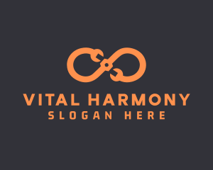 Orange Infinity Maintenance logo design