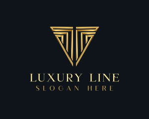 Premium Luxury Triangle logo design