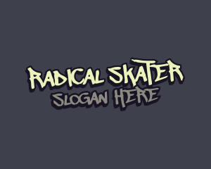 Skater Punk Grafitti  logo