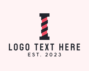 Spiral Digital Letter I logo