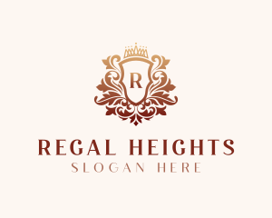 Crown Regal Crest logo design