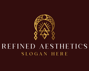 Decorative Astral moon logo