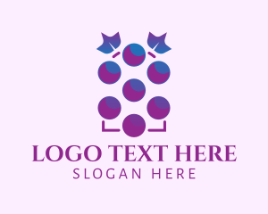 Grape Fruit Vineyard Logo