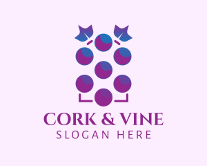 Grape Fruit Vineyard logo design