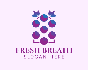 Grape Fruit Vineyard logo design