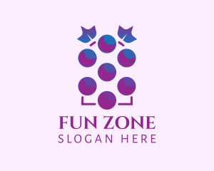 Grape Fruit Vineyard logo design