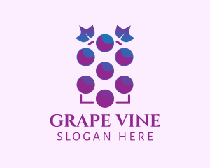 Grape Fruit Vineyard logo design