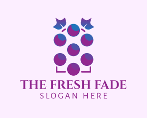 Grape Fruit Vineyard logo design