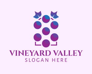 Grape Fruit Vineyard logo design