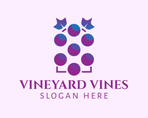 Grape Fruit Vineyard logo design