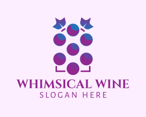 Grape Fruit Vineyard logo design