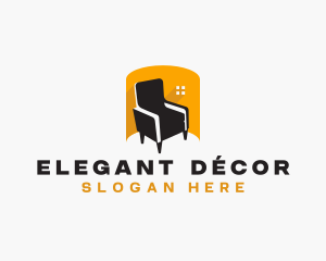 Chair Interior Decoration logo design