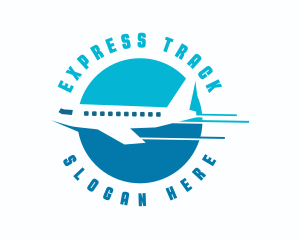 Express Airplane Travel logo design