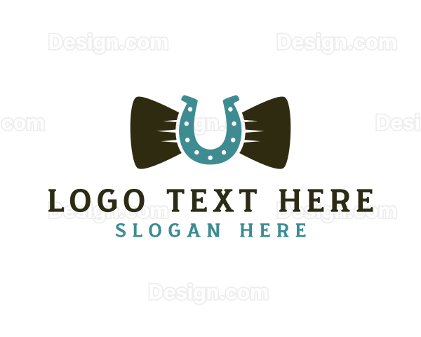 Horseshoe Bow Tie Logo