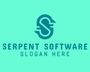 Software Technology Letter S logo design