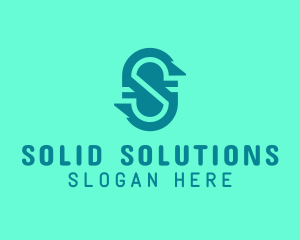 Software Technology Letter S logo design