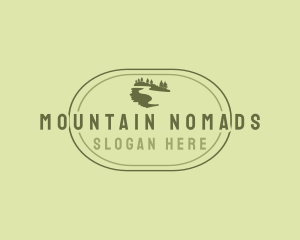 Mountain Camping Trail logo design