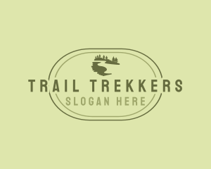 Mountain Camping Trail logo design