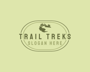 Mountain Camping Trail logo design